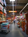 Hornbach store indoor - building materials Royalty Free Stock Photo