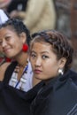 Hornbill Festival.Nagaland,India:1st December 2013 : Young Naga Girl from a Garo Tribe at Hornbill Festival. Royalty Free Stock Photo