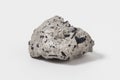 Hornblende ore on white background Is a complex inosilicate series of minerals ferrohornblende Ã¢â¬â magnesiohornblende it is really