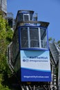 Hornblower Niagara Funicular Railway Tram at Niagara Falls in Ontario, Canada Royalty Free Stock Photo