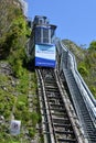 Hornblower Niagara Funicular Railway Tram at Niagara Falls in Ontario, Canada Royalty Free Stock Photo