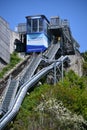 Hornblower Niagara Funicular Railway Tram at Niagara Falls in Ontario, Canada Royalty Free Stock Photo
