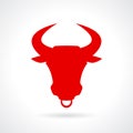 Horned bull icon