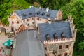 HORNI HRAD, CZECH REPUBLIC - JUNE 4, 2016: Ruins of Horni Hrad Hauenstein or Hauenstejn castle in the Czech Republ