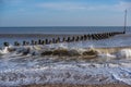 Hornsea Groin at High Tide