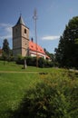 Horni Plana town - church 02