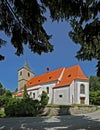 Horni Plana town - church