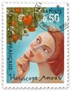 Horoscope Amour post stamp