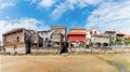 Horreos, Traditional Galician Granary in Fishing village of Combarro. Tourism in Galicia. The most beautiful spots in Spain