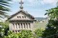 Horreos, traditional galician granary in Combarro. Galicia, Spain