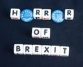 Horror of Brexit Royalty Free Stock Photo