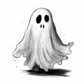 Horror Ghost Illustration Eerie Elegance