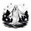 Horror Ghosts Chilling Apparitions Royalty Free Stock Photo
