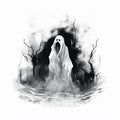 Horror Ghosts Terrifying Presence