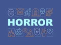 Horror word concepts banner