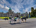 Horse and Buggy at Victoria Parliament Building