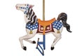 Horse carousel isolated Royalty Free Stock Photo