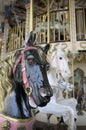 Horse carousel, Place de la RÃÂ©publique Royalty Free Stock Photo