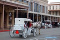 Horse and Carraige Tour Through Old Sacramento Royalty Free Stock Photo
