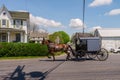 Horse and carriage in Amish country