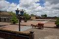 Horse carriage as a tourist attraction in Hue royal city, Central Vietnam. Royalty Free Stock Photo