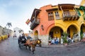 Horse carriage in Cartagena. Royalty Free Stock Photo