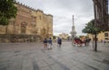 Horse carriage near Great Mosque, Cordoba, Spain