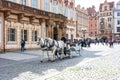 Horse carriage on Old Town square in Stare Mesto, Prague, Czech Republic