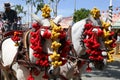 Horse and carriage ride at the Seville fair Royalty Free Stock Photo