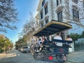 horse and carriage tour is historic Charleston Royalty Free Stock Photo