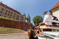 Horse carriage tour-Wawel Royal Castle-Cracow-Poland Royalty Free Stock Photo