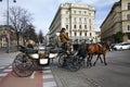 Horse Carriage. Vienna, Austria Royalty Free Stock Photo