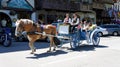 Horse cart in Leavenworth, Washington