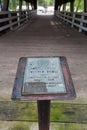 Horse Creek Covered Bridge Sign