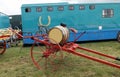 Horse dawn field crop sprayer at a show in Ireland Royalty Free Stock Photo