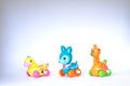 Horse deer giraffe plastic baby toys