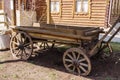 Old wooden horse carriage