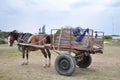 horse-drawn carriage in La Paloma, Rocha, Uruguay