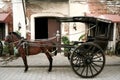 Horse drawn carriage old vigan philippines