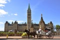 Horse drawn carriage tours in Parliament Building