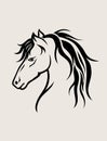 Horse Face, art vector design