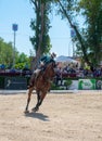 The Horse Fair is a fair that is held every May in Jerez de la Frontera in Cadiz. Spain. May 8, 2022 Royalty Free Stock Photo