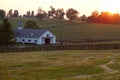 Horse Farm Sunset