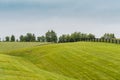 Horse Fence on Rolling Hills in Kentucky Royalty Free Stock Photo