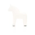 horse figurine white nice animal isolated ceramic