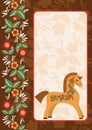 Horse with folk ornament 2