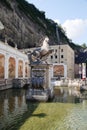 Horse fountain in Salzburg, Austria Royalty Free Stock Photo