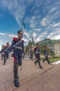 Horse Grenadiers in Buenos Aires, Argentina.