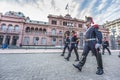 Horse Grenadiers in Buenos Aires, Argentina.