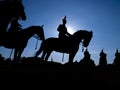 Horse Guard in the night Royalty Free Stock Photo